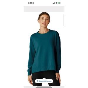 Beyond Yoga Off Duty Pullover Majestic Blue sz M